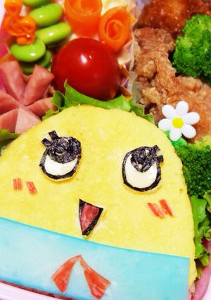 キャラ弁ふなっしー-レシピのメイン写真