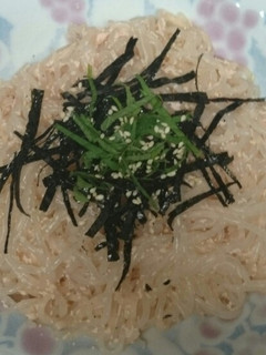 お弁当に~しらたきのたらこあえ-レシピのメイン写真