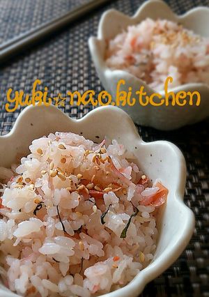 ☆梅ぇ~!!!&じゃこの炊き込み御飯☆-レシピのメイン写真
