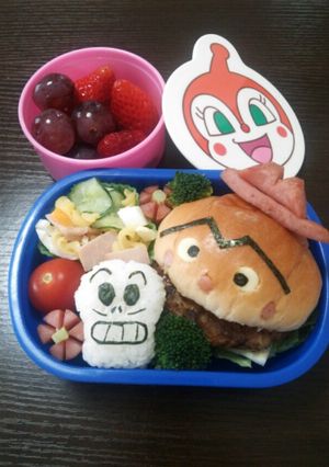キャラ弁 ハンバーガーキッド-レシピのメイン写真