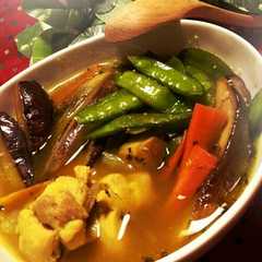 รูปของ クミンが効く☆低カロリースープカレー♪