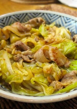 味噌味の豚バラキャベツ炒め-レシピのメイン写真