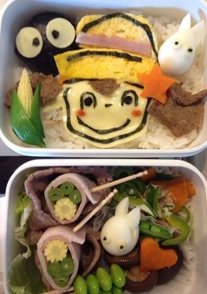 キャラ弁☆メイちゃんとトウモコロシ-レシピのメイン写真