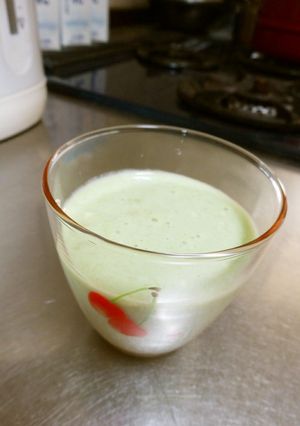 寝起きでも飲みやすい♪バナナ青汁ジュース-レシピのメイン写真