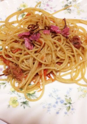 桜と桜海老のスパゲッティ-レシピのメイン写真
