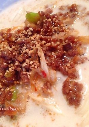 坦々麺風うどん-レシピのメイン写真