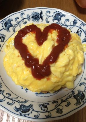 お家で簡単！ふわとろオムライス♡-レシピのメイン写真