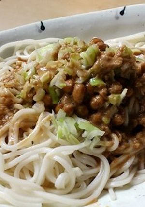 納豆冷やしうどん-レシピのメイン写真