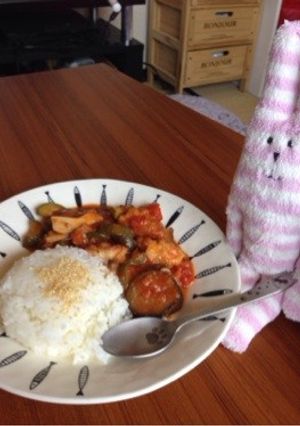 冷凍野菜で作るチキンのトマト煮-レシピのメイン写真