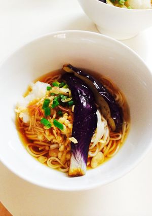 暑い日には!夏茄子そうめん-レシピのメイン写真
