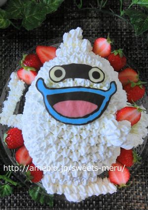 妖怪ウォッチ☆ウィスパーのキャラケーキ-レシピのメイン写真