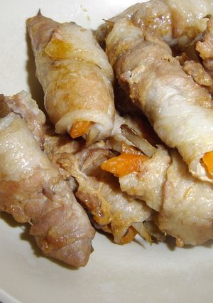 きんぴらごぼうの豚肉巻-レシピのメイン写真