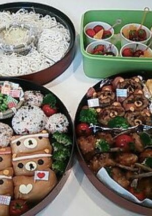 運動会 ☆リラックマ 簡単　お弁当-レシピのメイン写真