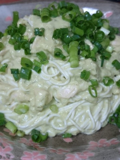 男ダイエットめし!豆腐素麺アボカドソース-レシピのメイン写真