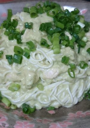 男ダイエットめし！豆腐素麺アボカドソース-レシピのメイン写真