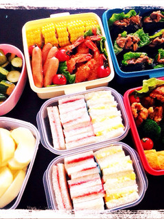 運動会のお弁当。 2014-レシピのメイン写真