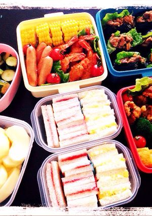 運動会のお弁当。 2014-レシピのメイン写真