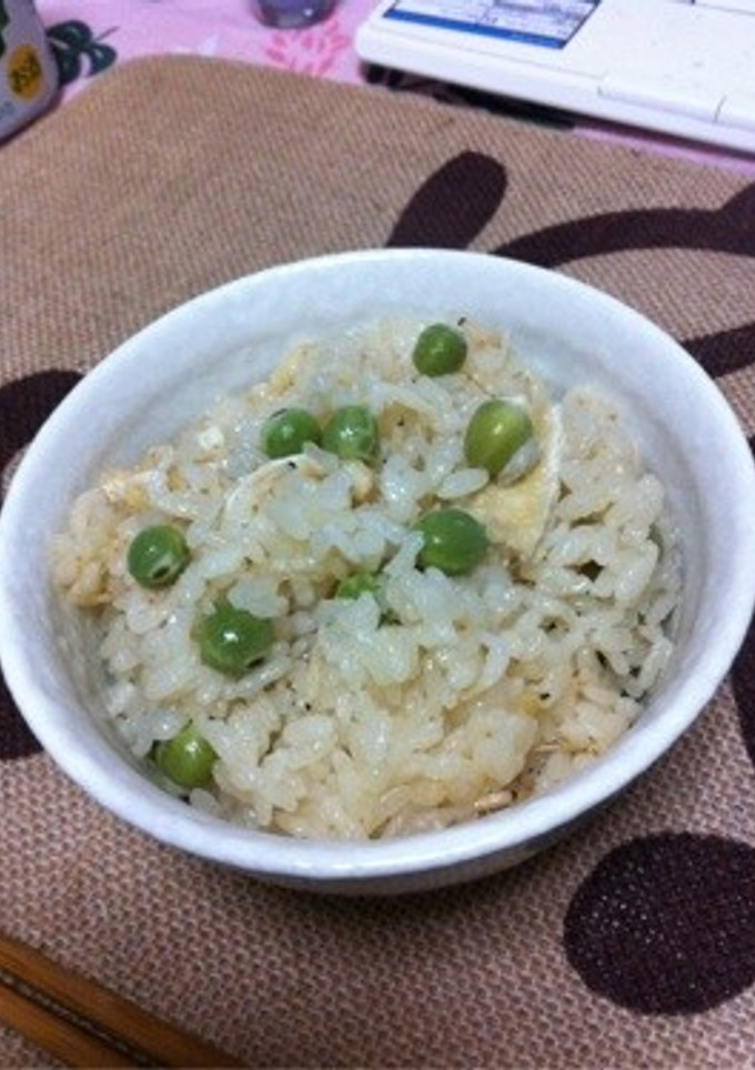 うすいえんどうと海老の炊き込みごはん-レシピのメイン写真