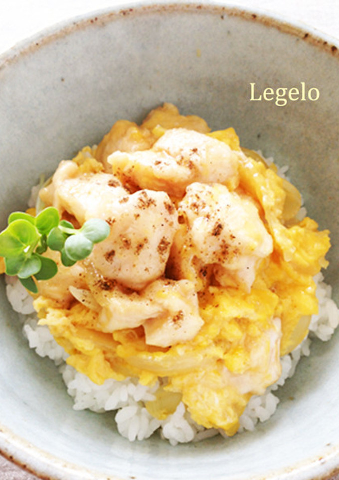 とろけるような柔らかさ♪鶏ササミの親子丼-レシピのメイン写真