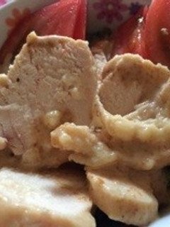 炊飯器で簡単!蒸し鶏〜味噌風味〜-レシピのメイン写真