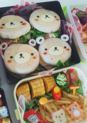 キャラ弁パン♡コリラックマサンド♡-レシピのメイン写真