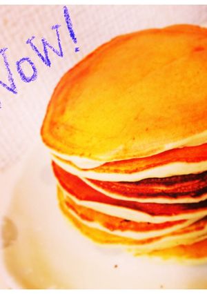 もっちりパンケーキ-レシピのメイン写真