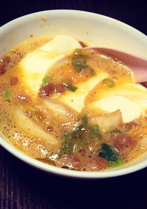 簡単！キムチ納豆噛みごたえ抜群☆-レシピのメイン写真