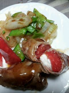 トマトとクリームチーズの牛肉巻き-レシピのメイン写真