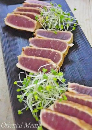 島ニンニク醤油香る鮪のレア焼き-レシピのメイン写真