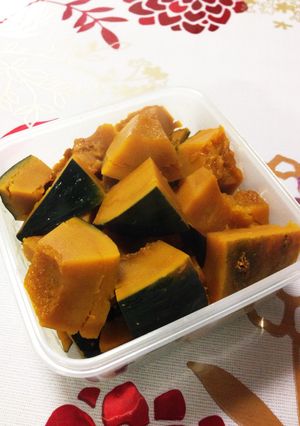 フライパンで簡単かぼちゃの煮物-レシピのメイン写真