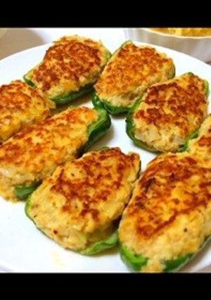 ピーマン肉詰め-レシピのメイン写真