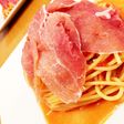 コロコロチーズ入り☆トマト缶で冷製パスタ