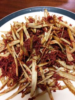 コンビーフとごぼうのきんぴら-レシピのメイン写真