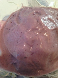 豆腐でブルーベリーアイスクリーム♡-レシピのメイン写真
