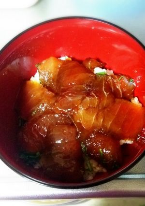 マグロの漬け丼-レシピのメイン写真