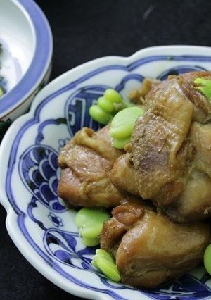 鶏もも肉の緑茶煮（圧力鍋で柔らか）-レシピのメイン写真