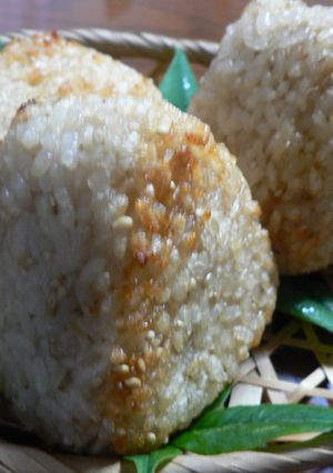 Ｂ．Ｂ．Ｑ．に最適～☆焼きおにぎり-レシピのメイン写真