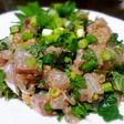 おつまみに鯵のなめろう