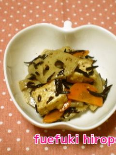 れんこんとひじきのきんぴら-レシピのメイン写真