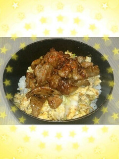 ブタ玉子丼-レシピのメイン写真