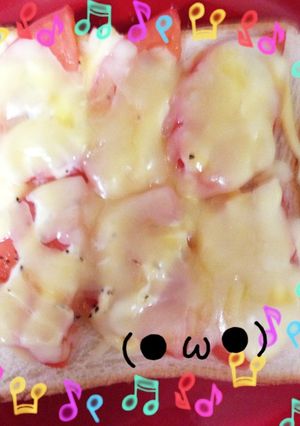 超簡単！トマチートースト♪-レシピのメイン写真