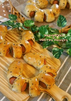 黒ごまフランク-レシピのメイン写真