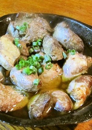 簡単♪暖かい鶏レバーのオリーブオイル煮-レシピのメイン写真