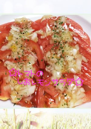 ☆トマトの塩レモンサラダ☆-レシピのメイン写真