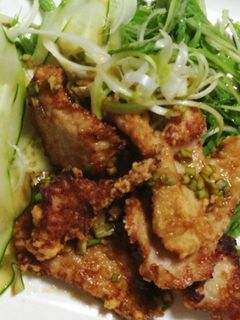 豚モモ肉の唐揚げネギソース☆-レシピのメイン写真