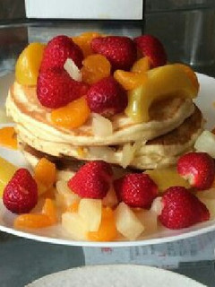 パンケーキトッピング♪-レシピのメイン写真