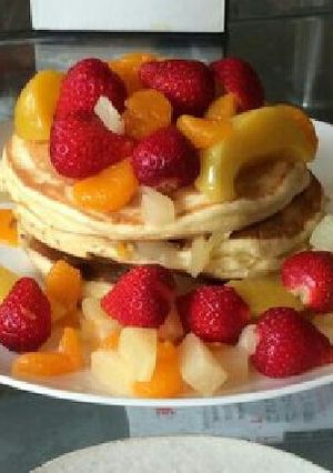 パンケーキトッピング♪-レシピのメイン写真