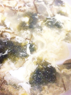 夜食に!納豆×もずくスープ-レシピのメイン写真