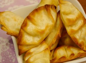 ツナマヨとゆで卵のおつまみ餃子★トースタ-レシピのメイン写真