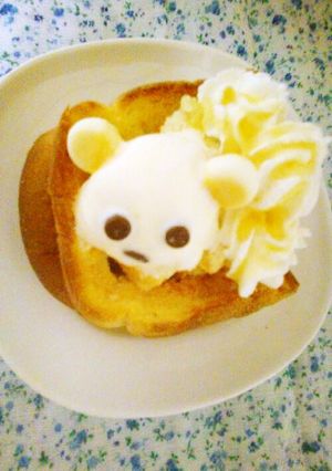 超簡単☆お手軽♪ミニハニートースト-レシピのメイン写真